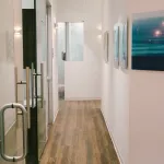 Dental office hallway